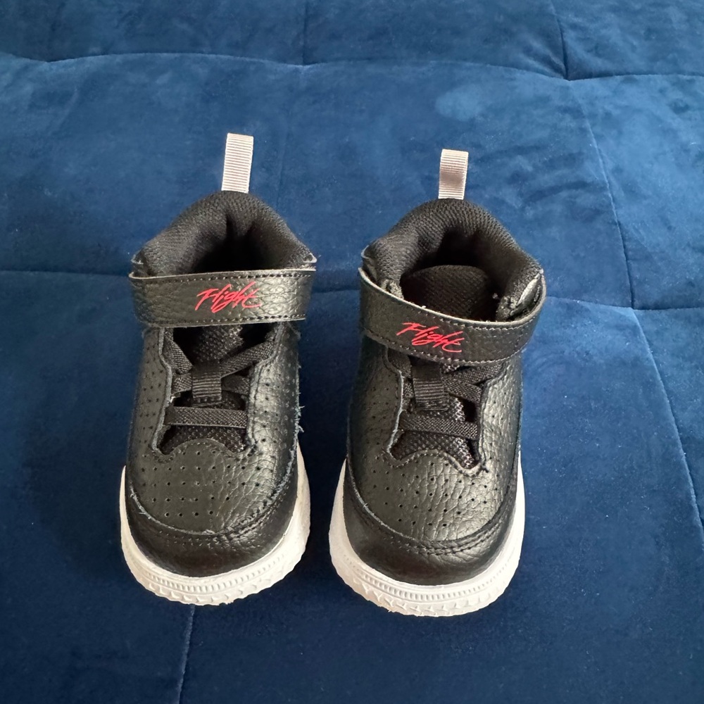 Jordan Kids Black and White Sneakers